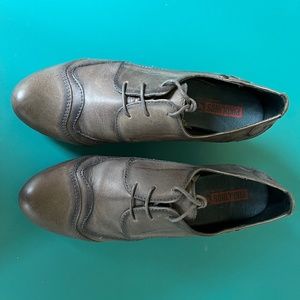 Beautiful Pikolinos Grey Leather Booties Size 37